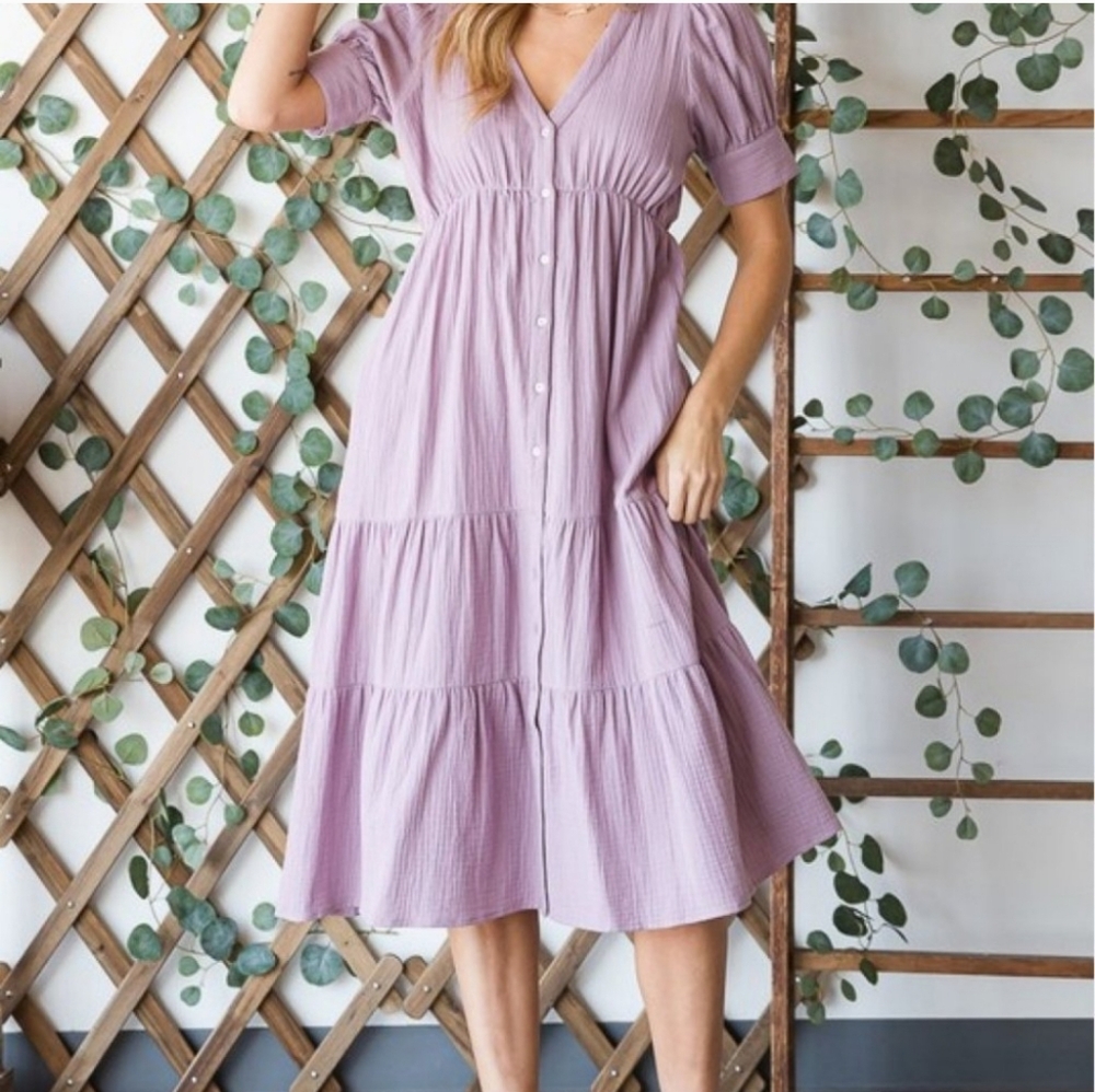 Heyson Lavender Midi Dress - Picture 4 of 4